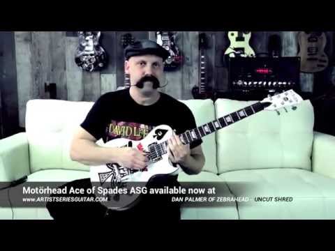 Dan Palmer of Zebrahead & Death By Stereo shredding the new Motörhead Ace of Spades ASG