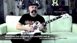Dan Palmer of Zebrahead & Death By Stereo shredding the new Motörhead Ace of Spades ASG