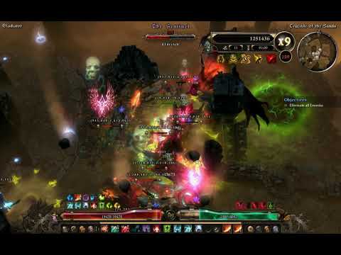 Grim Dawn: 2H ranged Vitality Oppressor (waves 150-170)