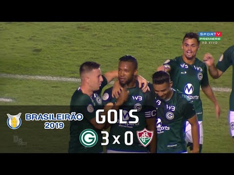 Gols - Goiás 3 x 0 Fluminense - Brasileirão 2019