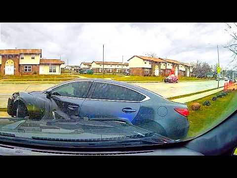 Driver Speeds Through Playground During Chase