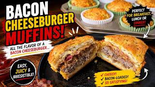 These BACON CHEESEBURGER Biscuits are dangerous!