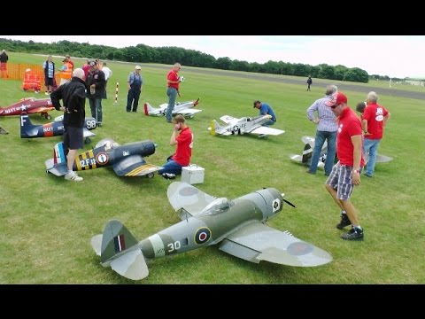 RC TJD MODELS WW2 DISPLAY VS GERMAN LEGENDARY FIGHTERS WW2 DISPLAY TEAM WW2 LMA RAF COSFORD 2015