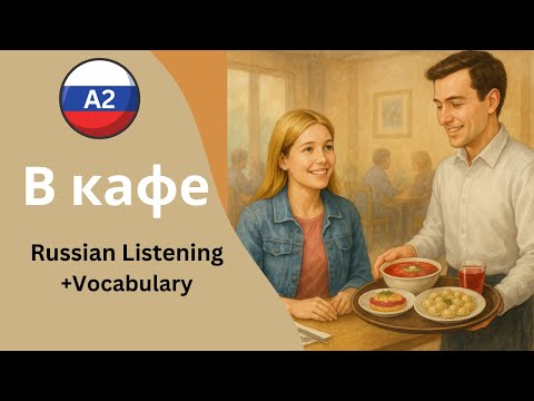 🥟 Cozy Russian Café Story for A2 Learners – Borscht, Tips & a Hairy Salad? 😂