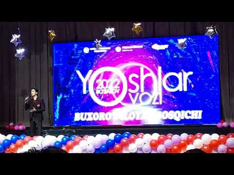 Yoshlar Ovozi Buxoro viloyat bosqichi ishtirokchisi Jo'raboyev Jasur