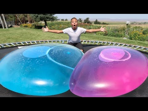 Giant Water Wubble Bubble Super Wubbles Balloon Bubble Ball Never Pops Adventure 2018!!