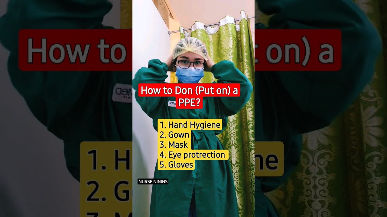 How to Put on a PPE| Nursing Review | #nursing #nurse #instructor #boardexam