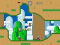 Super Mario Bros X SMBX Custom Level Grassy Blue Hills