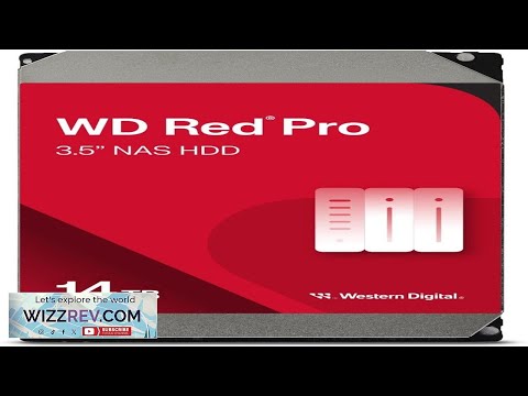 Western Digital 14TB WD Red Pro NAS Internal Hard Drive HDD