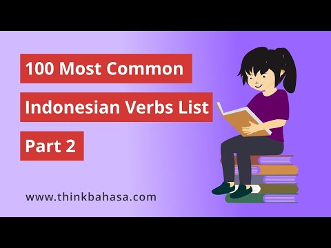 100 Most Common VERBS in Bahasa Indonesia Part 2 | Learn Indonesian Verb