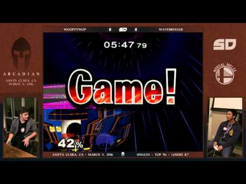 NorCal Arcadian 2016: Wooptywop (Fox) vs Wavebringer (Peach) - Singles Top 96 - Losers R7