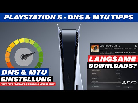 Sony PlayStation 5 Downloads schneller machen | PS5 DNS Settings | PS5 Download Speed PS5 Games
