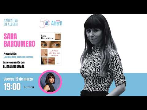Entrevista a Sara Barquinero por 'La chica más lista que conozco' (ed. Lumen) Telediario 21h La 1