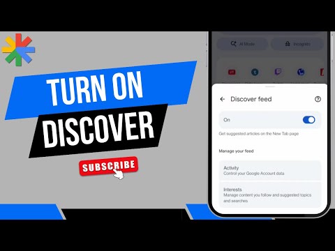 How to Turn On and Off Google Discover in Chrome Android | Step-by-Step Guide