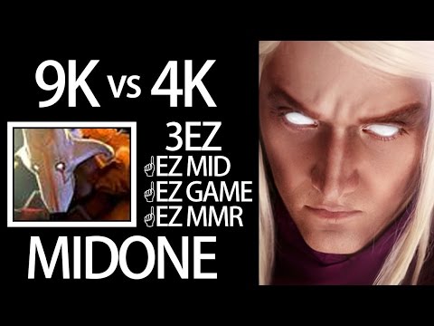9k MMR Pro Invoker 7.05 Gameplay by MidOne Dota 2 3EZ