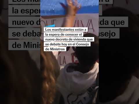 Tercera noche en Puerta del Sol por la crisis de la vivienda #shorts