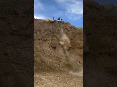 Epic Island Hill Bike Climb Gone Wrong 😮🔥 | Crazy Motocross Attempt #Shorts #EuropeTrending#jump