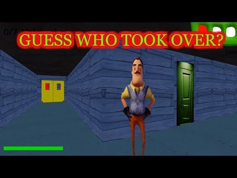 HELLO NEIGHBOR TAKES OVER BALDI'S SCHOOL!! | Baldi's Basics in Education and Learning