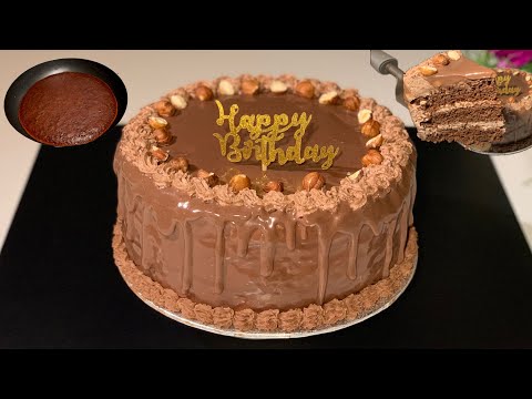 Chocolate Cake Without Oven In pan