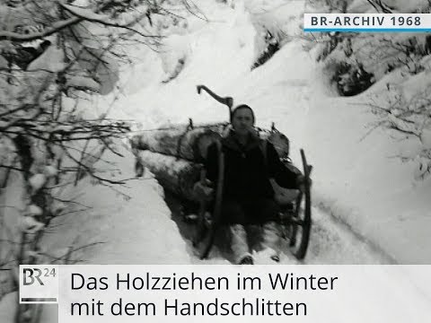 #BR24Zeitreise: Holzziehen, eine alte Tradition | BR24