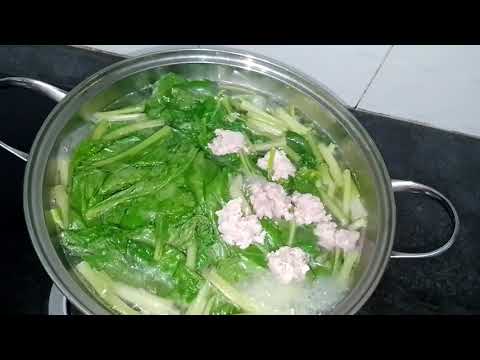 Canh Cải Ngọt Thịt Bằm