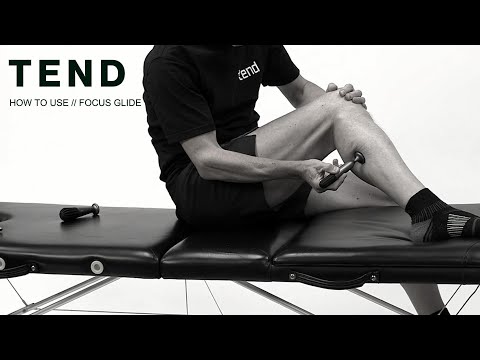 Discover effective techniques for using Tend Focus Glide Attachment to alleviate calf stiffness and discomfort.