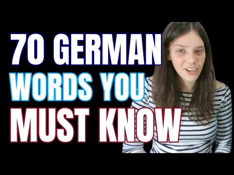 70 GERMAN WORDS YOU MUST KNOW