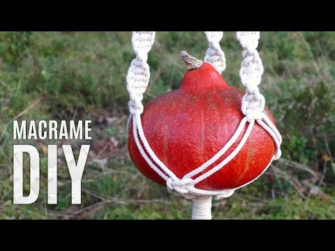 DIY Macrame Plant Hanger Easy NEW Diamond Design