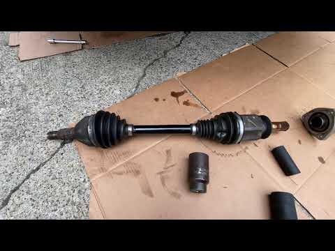 2011 CADILLAC SRX RIGHT CV AXLE (passenger side) AND INTERMEDIATE SHAFT SEPARATION