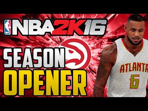 NBA 2K16 Atlanta Hawks MyGM Gameplay Ep 35 - Season Opener (Season 2) PS4