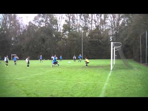 Kolping Boys D3 - Vitesse 22 D2 1ste doelpunt Davey 02-11-2013