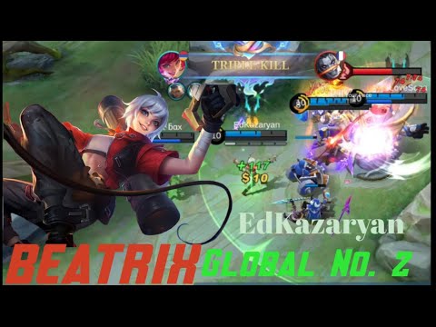 Gameplay Beatrix by EdKazaryan - Global No. 2 | Mobile legends: Bang Bang
