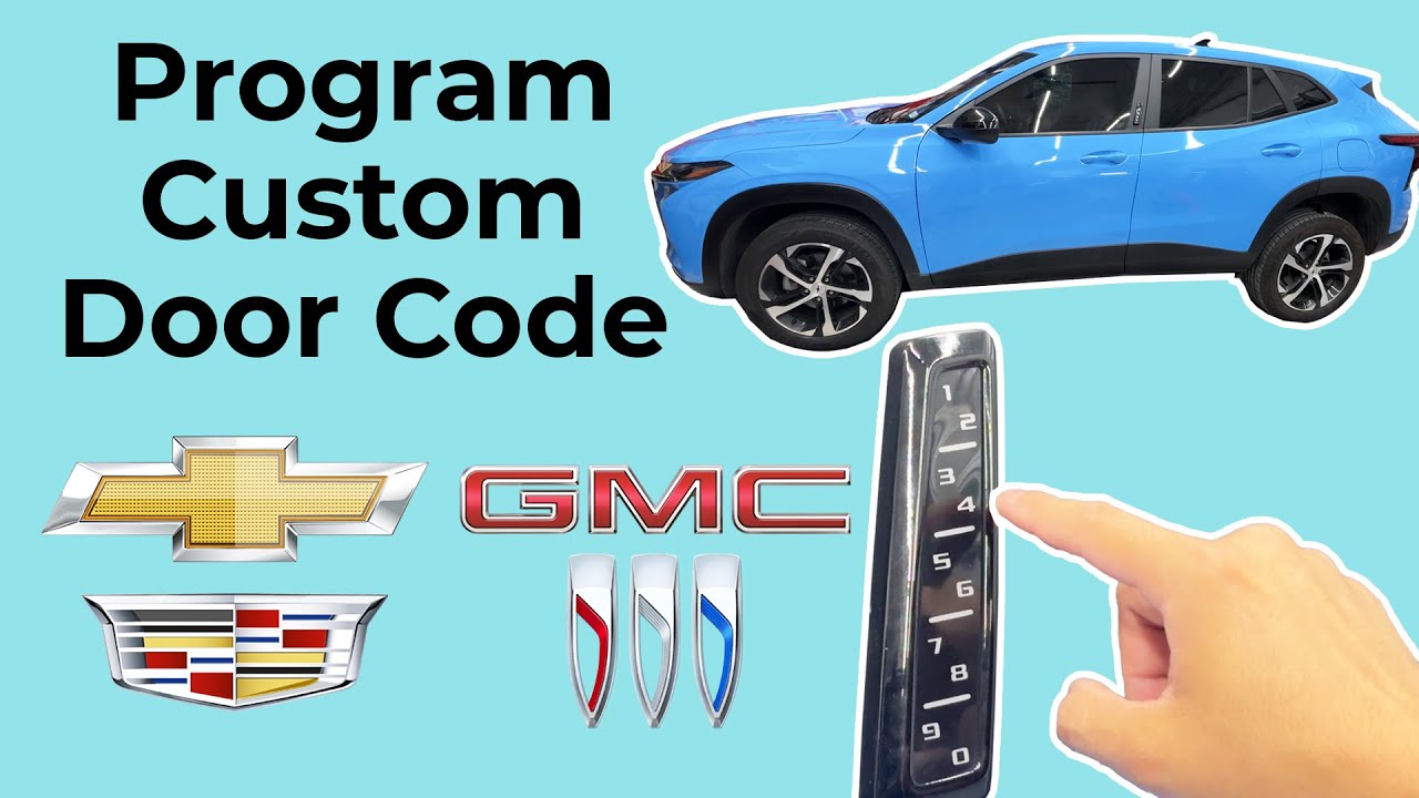 Program Custom Door Code on GM Vehicles - Keyless Entry Keypad