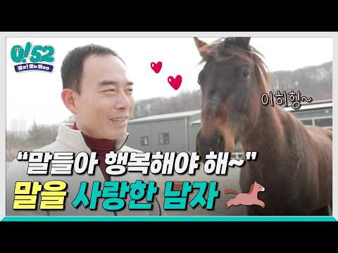 [생방송 0!52] 말을 사랑한 남자♥