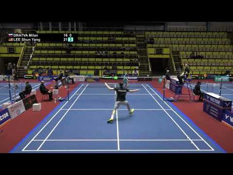 Badminton tournament Lee Shun Yang def  vs Milan Dratva -Ukraine Open 2022-Badminton Live Hari ini