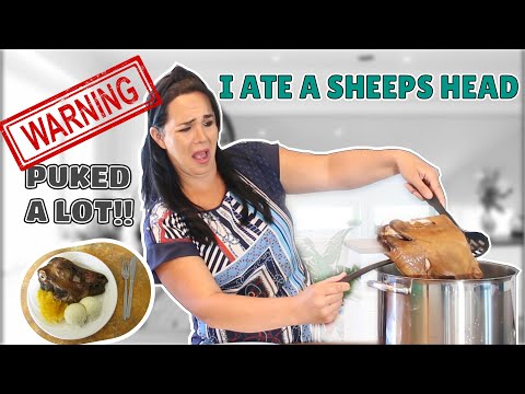 I Cooked A Sheep's Head And Ate It!! **GONE TERRIBLY WRONG** | SMALAHOVE