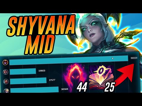 The ONE SHOT AP Shyvana Mid Build! Almost 100k Damage!