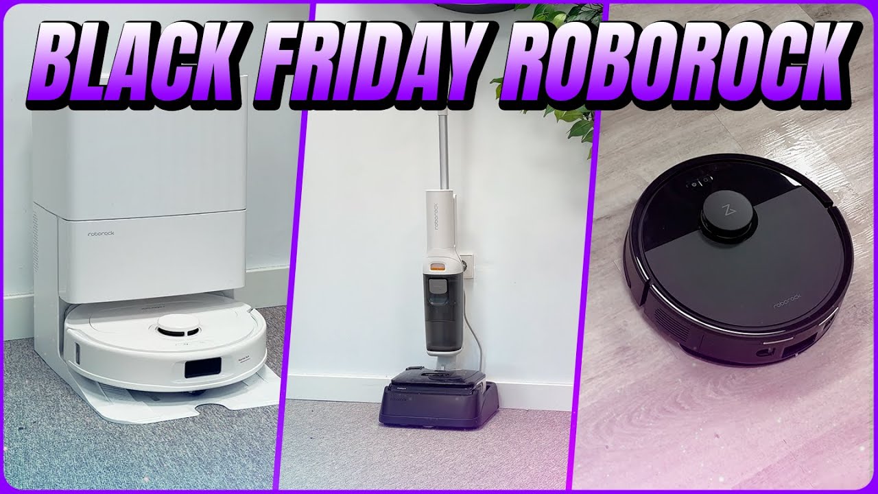 Los MEJORES ROBOTS ASPIRADORES, al MEJOR PRECIO!! BlackFriday Roborock
