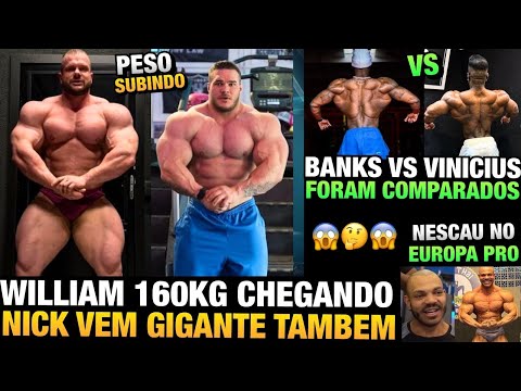 WILLIAM GIGANTE 160KG CHEGANDO + BANKS VS VINI MATEUS + NICK WALKER, NESCAU E EDVAN