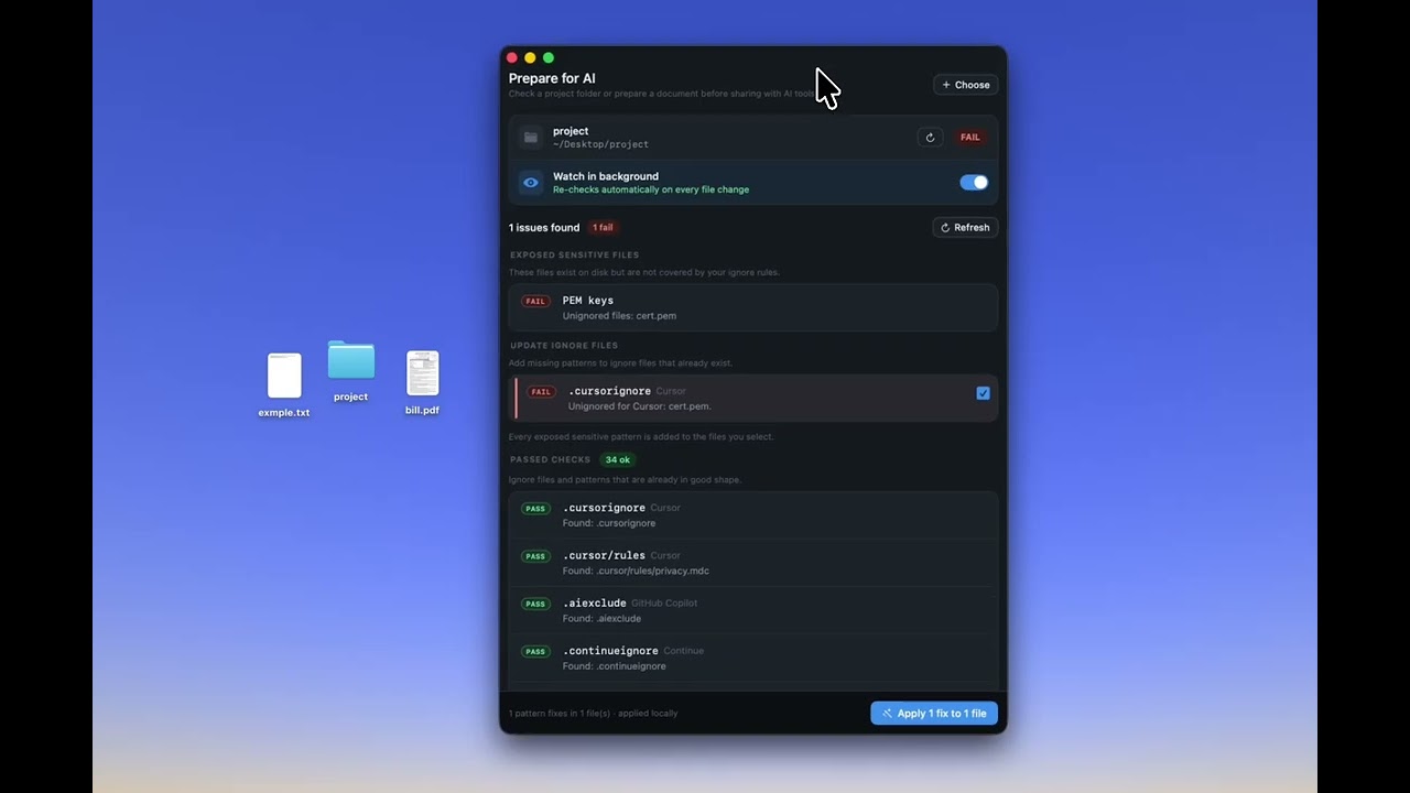 Offsend video preview