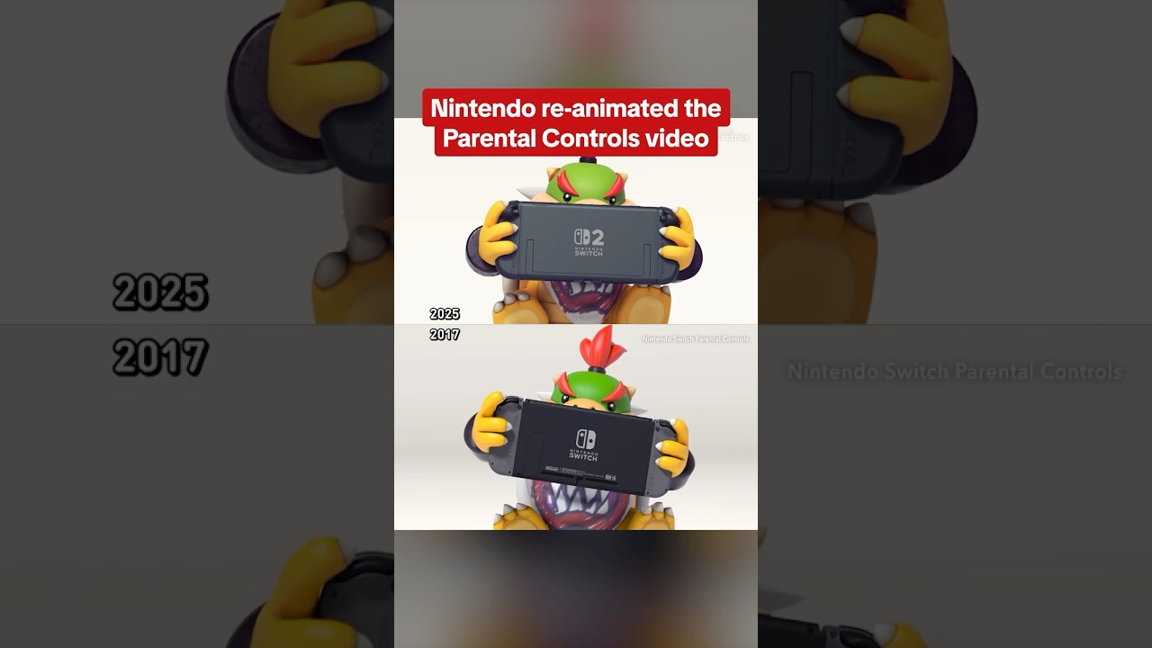 Bowser updated his Princess Peach phone wallpaper and Bowser Jr. has a Switch 2! #nintendo #switch2