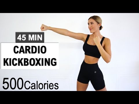 45 MIN Cardio Kickboxing Workout | Fast Fat Burn | 500 Calorie Killer | No Repeat | No Equipment