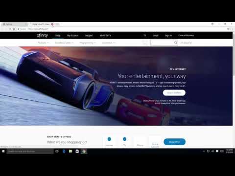 Xfinity Home Page