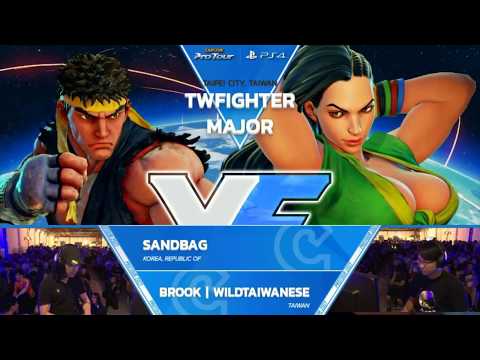 "BBR" TWFIGHTER MAJOR 2017 SFV - SANDBAG vs BROOK WILDTAIWANESE