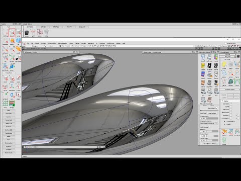 Alias 3D modelling tutorial - Three-sided surfaces and end caps