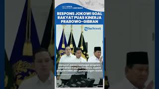 Respons Jokowi soal Hasil Survei Litbang Kompas 80,9% Masyarakat Puas dengan Kinerja Prabowo-Gibran