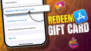 How to Redeem Gift Cards or Codes in The App Store on iPhone | Redeem 