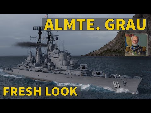Almirante Grau - Buffed with Unique Captain | World of Warships