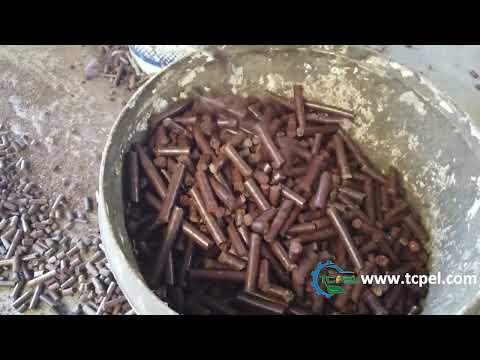 Biomass pellet machine working video thumbnail