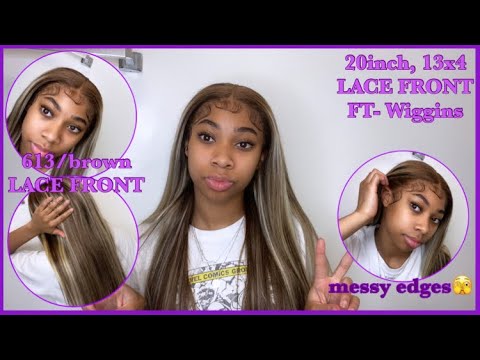 EASY BEGINNER FRIENDLY 13x4 INSTALL | pre-colored| w/ MESSY EDGES/ ft- Wiggins hair